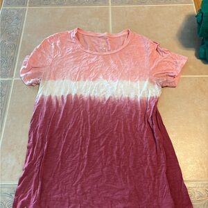 American Eagle Women's Pink Ombre Top